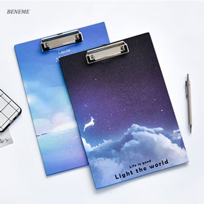 Multi-function Book File Paper Writing Board with Metal Agraffe Clamp