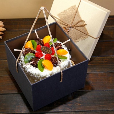 Cheap Fancy Cardboard Cake Box Wholesale Decorated Gift Boxes with lids