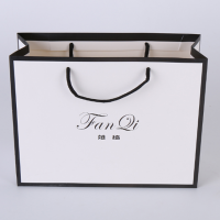 White Cardboard Promotional Paper Printed Bags Wholesale