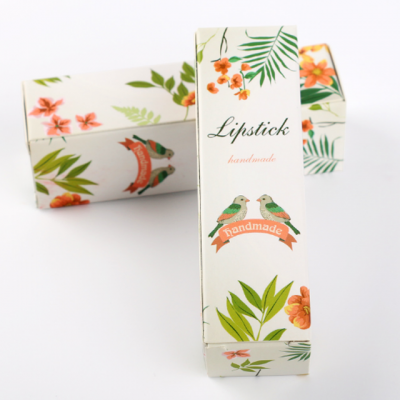 Full Color Printed Cheap Small White Cardboard Paper Lipstick Packaging Box