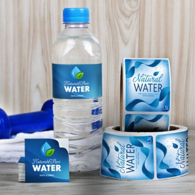 High Quality Adhesive Bumper Sticker Waterproof Labels for Bottles