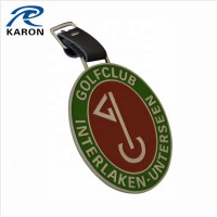 cheap bulk customized metal golf bag tag with soft enamel